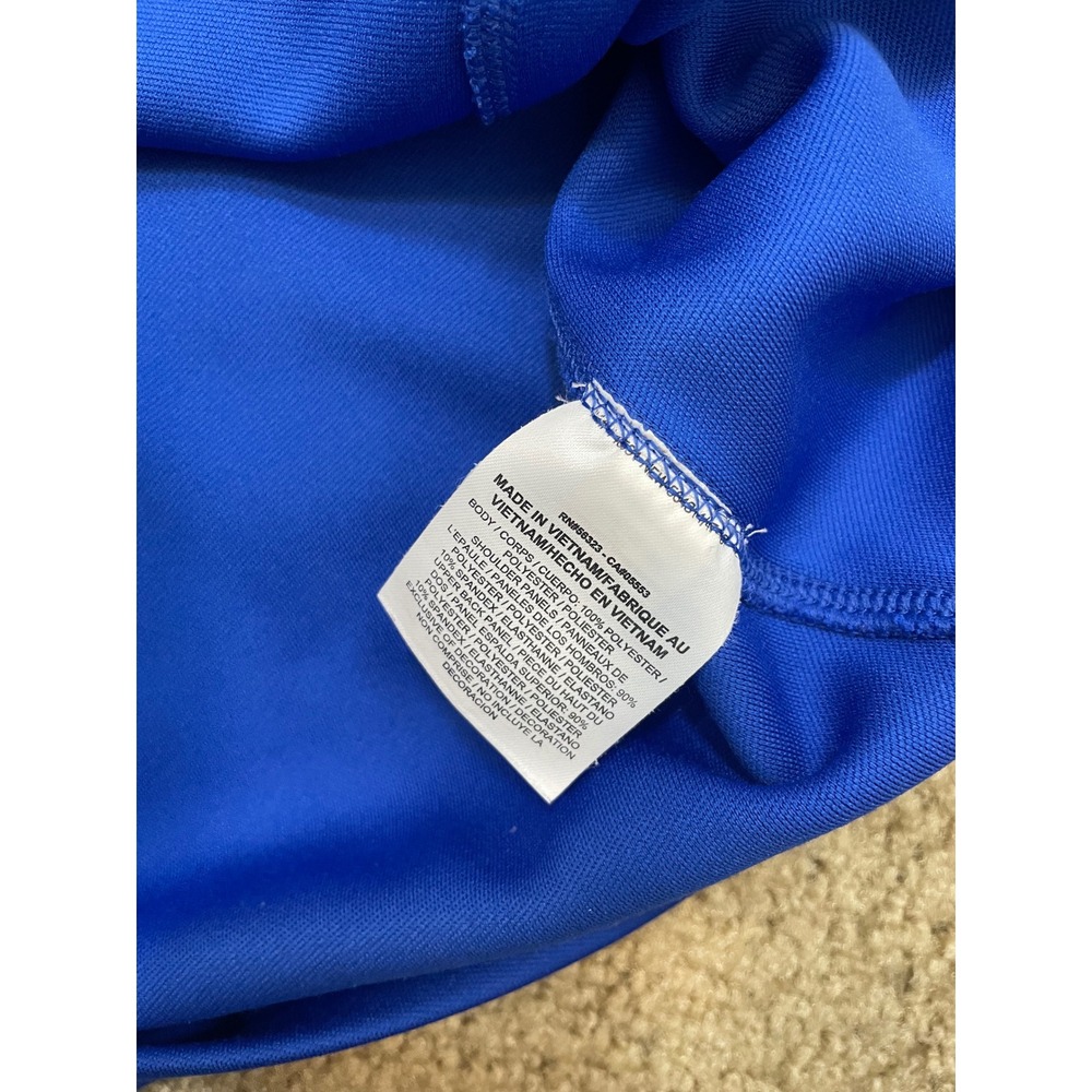 Nike Golf Tour Performance Mens XXL‎ Blue Gray Quarter Zip Dri-FIT Pullover EUC - Picture 6 of 7